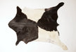 Goatskin rug #044 black and white