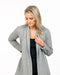 Native World Silver Grey Women's Long Merino Wrap 