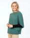 Mist green womens poncho tunic NB868