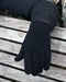 Native World Black Gloves in Possum Merino Wool - NX100