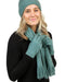 NX102 Topaz possum merino wool scarf